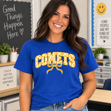 Load image into Gallery viewer, Crull Elementary Comets Yellow Gold Bow