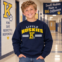 Load image into Gallery viewer, Keewahdin Elementary Little Huskies K Stripes