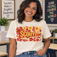 Load image into Gallery viewer, Indian Woods Scouts Floral Pennant
