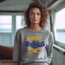 Load image into Gallery viewer, Huskies Baseball Crossed Bats