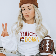 Load image into Gallery viewer, Stamped Touch Down Football Customizable Shirt