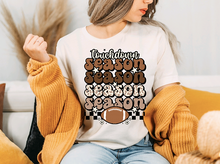 Load image into Gallery viewer, Touchdown Season Stacked Football Shirt