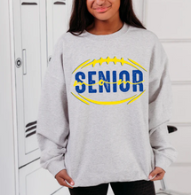 Load image into Gallery viewer, Senior Mom Split Football Customizable Shirt