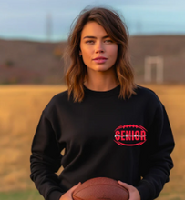 Load image into Gallery viewer, Senior Mom Split Football Customizable Shirt