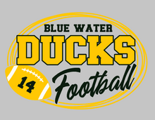 Load image into Gallery viewer, Swirls Oval Mascot Football Customizable Shirt