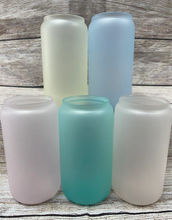 Load image into Gallery viewer, Cold Color Change 16 oz Glass Tumbler