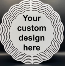 Load image into Gallery viewer, Custom Wind Spinner 8"