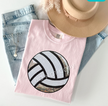 Load image into Gallery viewer, Volleyball Sequins Patch Shirt
