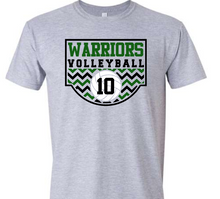 Load image into Gallery viewer, Chevron Volleyball Customizable Shirt