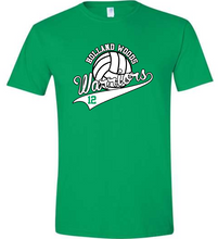 Load image into Gallery viewer, Swoosh with volleyball Mascot Volleyball Customizable Shirt