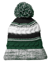 Load image into Gallery viewer, Pom Pom Team Beanie With Patch