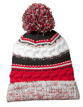 Load image into Gallery viewer, Pom Pom Team Beanie With Patch