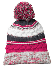 Load image into Gallery viewer, Pom Pom Team Beanie With Patch