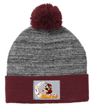 Load image into Gallery viewer, Fort Gratiot Middle School Bands Pom Beanie with Logo Patch