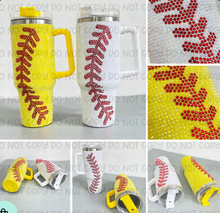 Load image into Gallery viewer, Rhinestone Bling 40 oz Tumblers