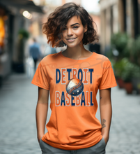 Load image into Gallery viewer, Detroit Baseball Orange Navy Ball