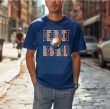 Load image into Gallery viewer, Detroit Baseball Orange Navy Ball