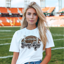 Load image into Gallery viewer, Game Day Faux Sequin Glitter Football