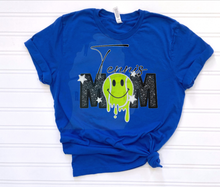 Load image into Gallery viewer, Faux Embroidery Tennis Mom Smiley Drip