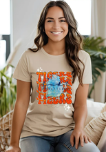 Load image into Gallery viewer, Detroit Baseball Old English D Wavy Faux Glitter Tigers