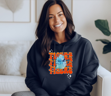 Load image into Gallery viewer, Detroit Baseball Old English D Wavy Faux Glitter Tigers