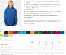 Load image into Gallery viewer, Blue Water Aces Tennis Hoodie