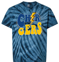 Load image into Gallery viewer, Edison Elementary Tie Dye Chargers Bolt