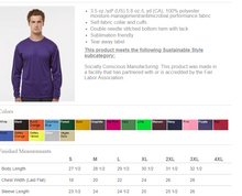 Load image into Gallery viewer, Bedco Steelers Long Sleeve Performance Shirt