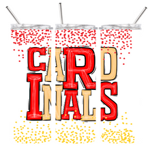 Load image into Gallery viewer, Michigamme Elementary Tumbler Red/Gold Dots