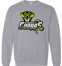 Load image into Gallery viewer, Kimball Cobras Baseball Unisex Gildan Heavy Cotton Crewneck Sweatshirt