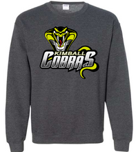 Load image into Gallery viewer, Kimball Cobras Baseball Unisex Gildan Heavy Cotton Crewneck Sweatshirt