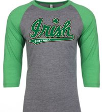 Load image into Gallery viewer, Emmett Irish Softball Raglan Shirt