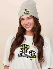 Load image into Gallery viewer, Kimball Cobras Baseball Knit Cuff Beanie with Logo Patch
