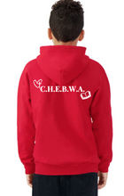 Load image into Gallery viewer, C.H.E.B.W.A Zip-Up Sweatshirt