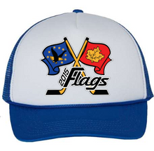 Load image into Gallery viewer, Port Huron Flags Foam Trucker Hat with Logo