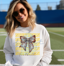 Load image into Gallery viewer, Stacked Port Huron Northern Football Coquette Bow