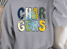 Load image into Gallery viewer, Blue and Maize Alpha Edison Chargers