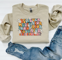 Load image into Gallery viewer, Believer Motivator Innovator Educator Crull Elementary