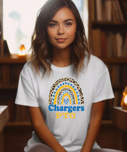 Load image into Gallery viewer, Thomas Edison Chargers PTO Leopard Rainbow