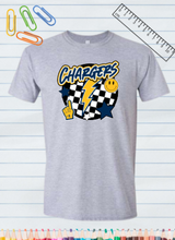 Load image into Gallery viewer, Chargers Checkered Smiley Bolt