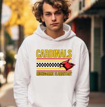 Load image into Gallery viewer, Michigamme Cardinals Checkered Stripes
