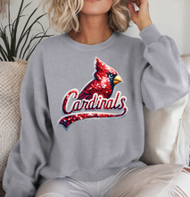 Load image into Gallery viewer, Michigamme Faux Sequin Cardinals