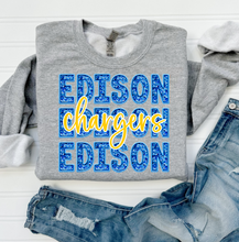 Load image into Gallery viewer, Faux Sequins Edison Chargers