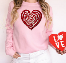 Load image into Gallery viewer, Valentine's Day Faux Crochet Heart