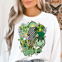 Load image into Gallery viewer, Retro St. Patrick's Day Checkered Bolt