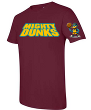 Load image into Gallery viewer, Might Dunks Maroon Basketball Shirts