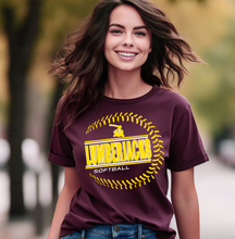 Load image into Gallery viewer, Lumberjack Softball Curved Stitches