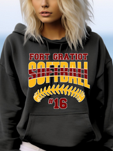 Load image into Gallery viewer, Fort Gratiot Softball With Number