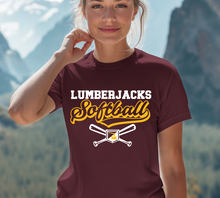Load image into Gallery viewer, Lumberjacks Softball Crossed Bats