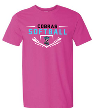 Load image into Gallery viewer, Kimball Cobras Softball Unisex Gildan Softstyle T-Shirt